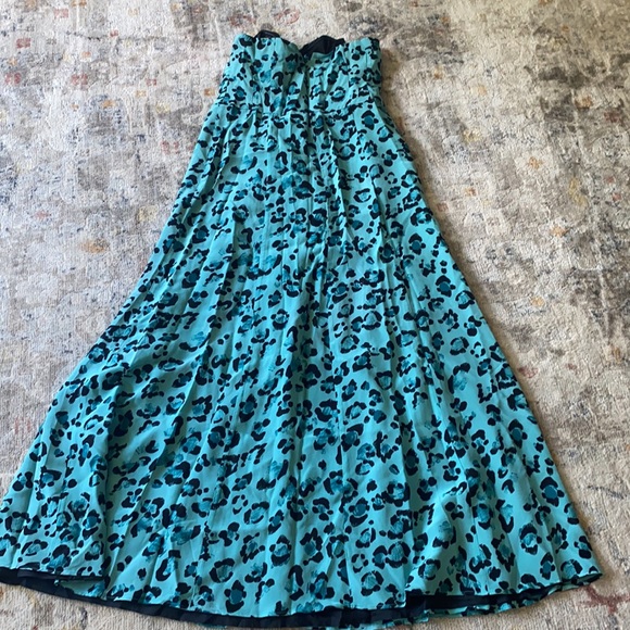 Beautiful NANETTE LEPORE aqua cheetah print dress - Picture 8 of 8